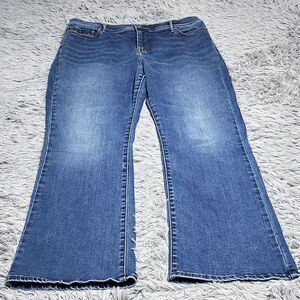 Levis 512 Jeans Womens 14 Blue Perfectly Slimming Bootcut Mid Rise Stretch Denim